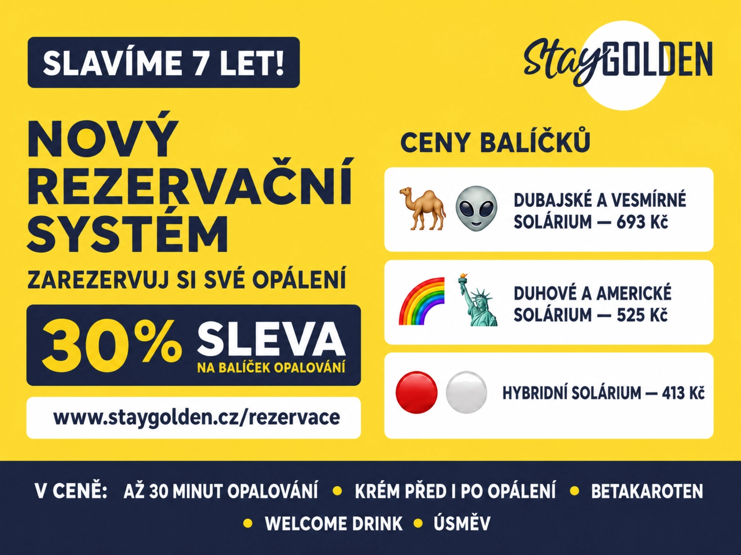 Stay Golden – rezervační sleva